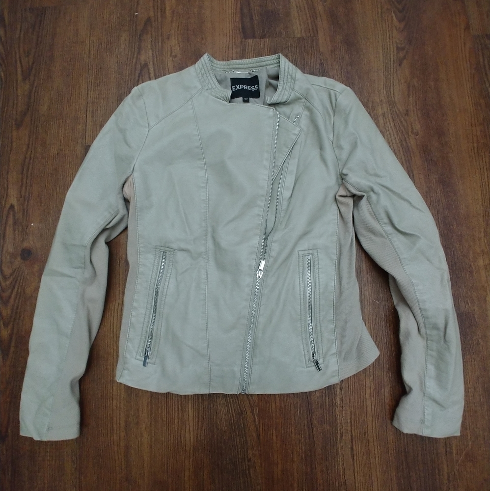 Express vegan leather jacket